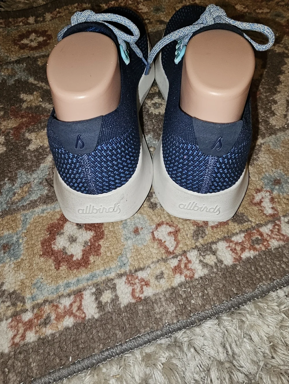 ALLBIRDS 'Tree Dasher 1 Crest' Blue Athletic Sneakers Size 10.5 Pre-owned